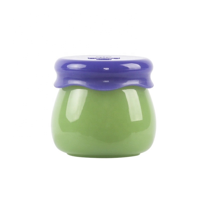 Acrylic Plastic Frosting Plastic Cosmetic Jars with White Lid for Cream Lip scrub Container